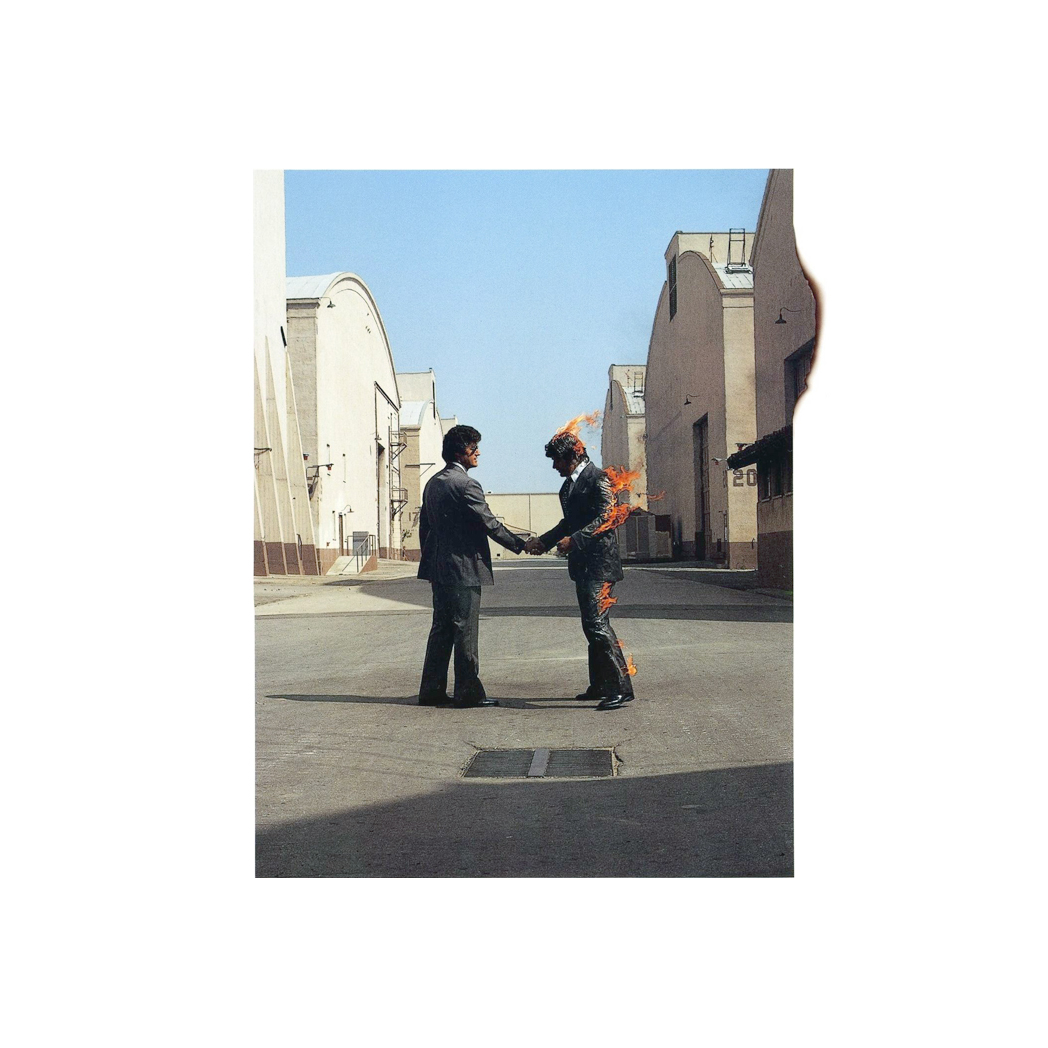 Pink Floyd, "Wish You Were Here" (Harvest / EMI, 1975) © Hipgnosis