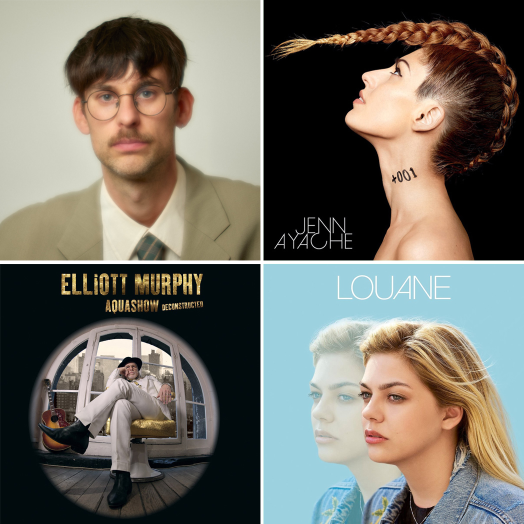 Ed Mount, "Close to Your Heart" (FVTVR Records, 2022) ; Jenn Ayache, "+001" (A&M Records / Polydor / Universal Music, 2014) ; Elliott Murphy, "Aquashow Deconstructed" (Last Call Records, 2015) ; Louane, "Louane" (Fontana / Mercury / Universal Music, 2017)