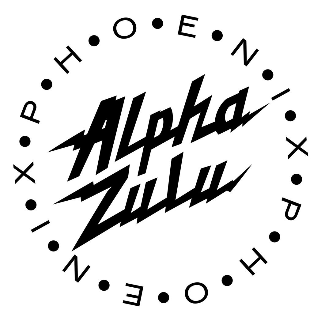 logo pour "Alpha Zulu" de Phoenix © Liz Hirsch / Pascal Teixeira