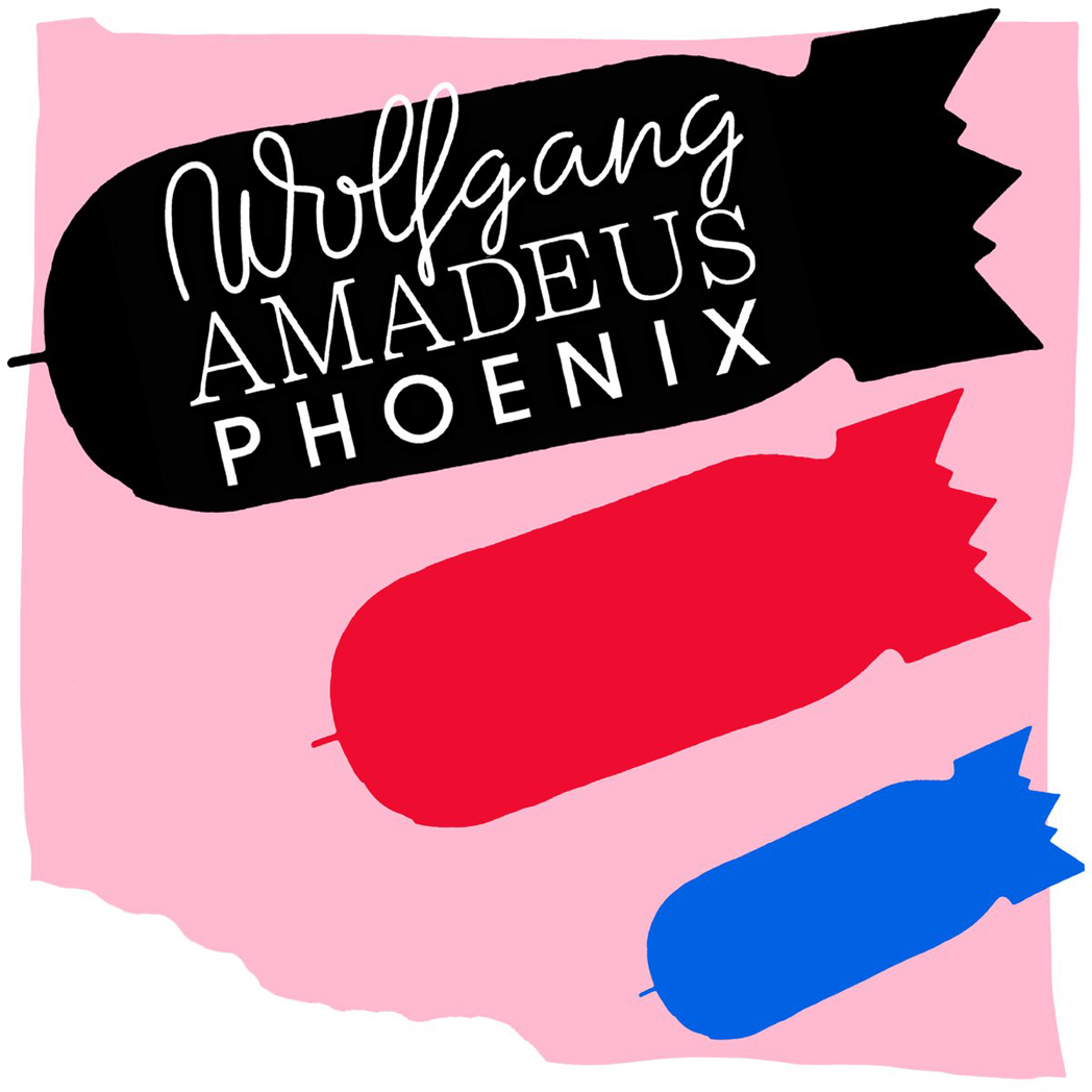 Phoenix, "Wolfgang Amadeus Phoenix" (Loyauté / Glassnote, 2009) © Laurent Brancowitz (d'après Jody Barton)