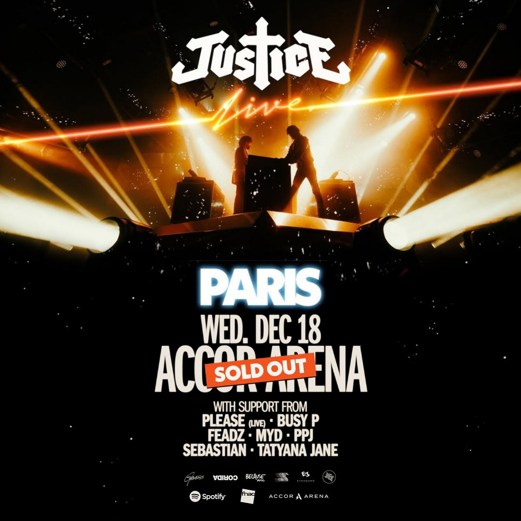 affiche pour l'"Hyperdrama Tour" de Justice © DR / Justice