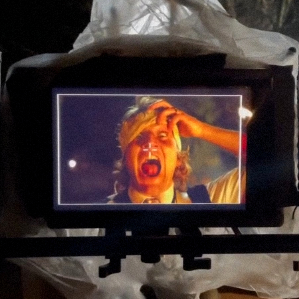 Aristide Lacarrère lors du tournage du clip de "Flashlight" (Harvest Mood, 2024) qu'il a lui-même réalisé © archives personnelles de Please